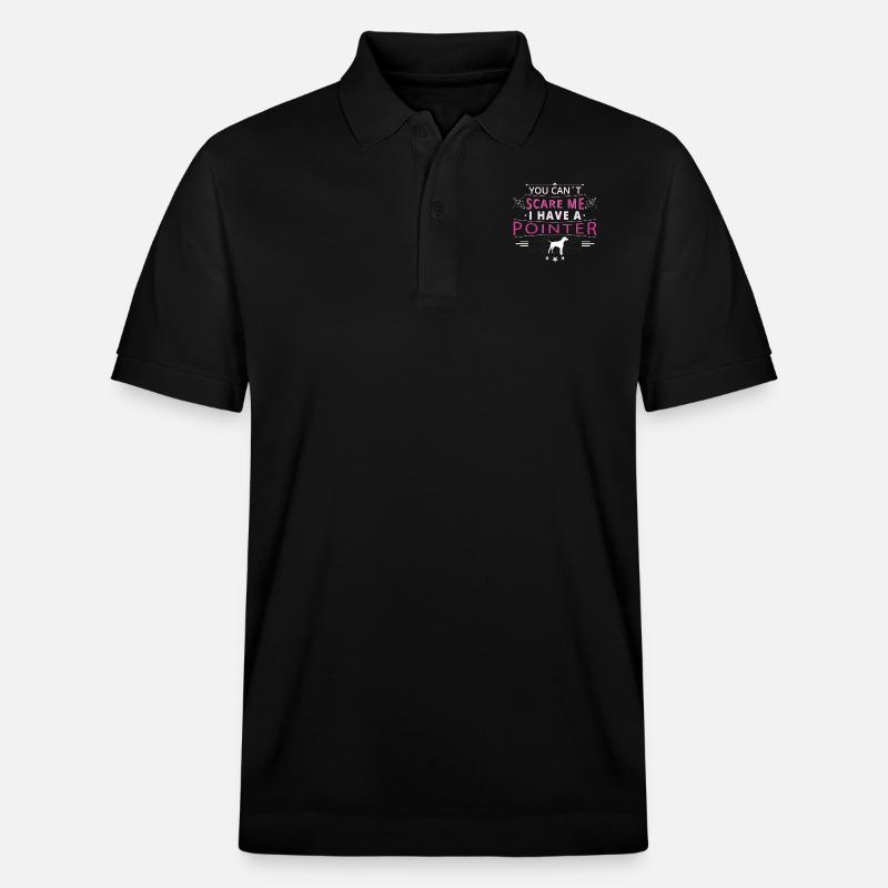Pointer anglais Pointer peur - Polo PREPSTER bio Stanley/Stella Unisexe - noir