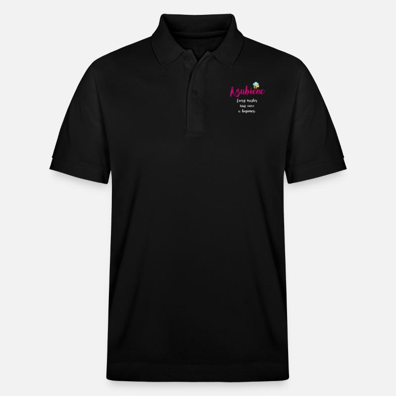 Azubiene Azubine 2018 - Stanley/Stella Unisex Bio-Poloshirt PREPSTER - Schwarz