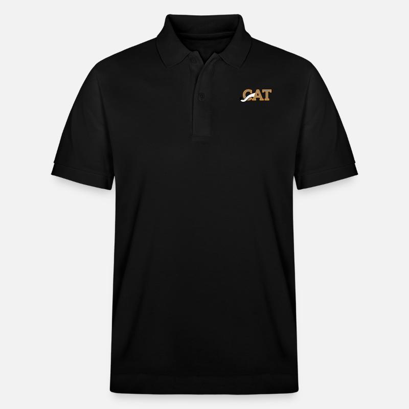 Chat, conception de chat. - Polo PREPSTER bio Stanley/Stella Unisexe - noir