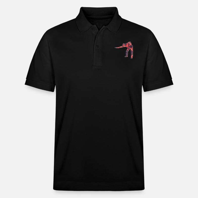 Snooker / Billard / Pool - Stanley/Stella Unisex Bio-Poloshirt PREPSTER - Schwarz