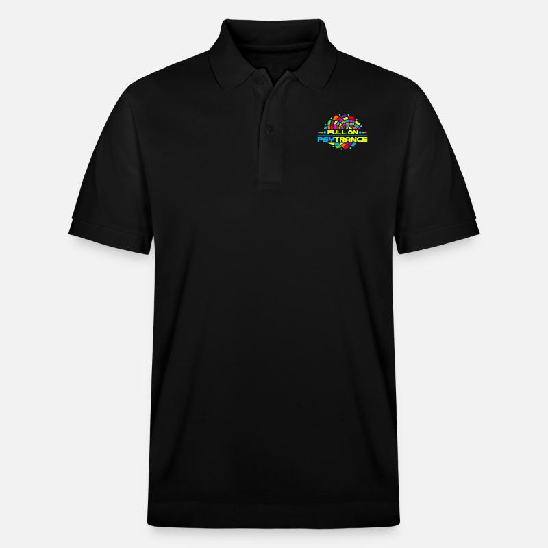 Psytrance - Stanley/Stella Unisex Bio-Poloshirt PREPSTER - Schwarz