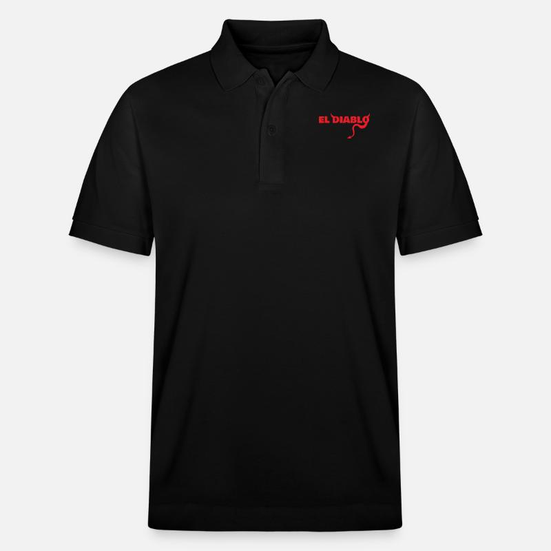 Halloween El Diablo - Polo PREPSTER bio Stanley/Stella Unisexe - noir