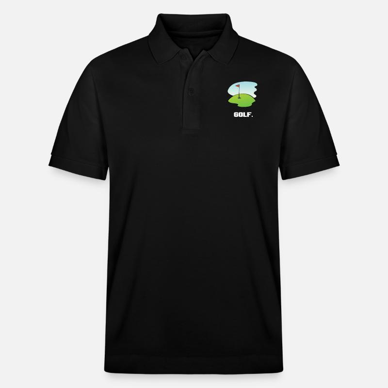 Golfer Golf Golfen - Polo PREPSTER bio Stanley/Stella Unisexe - noir