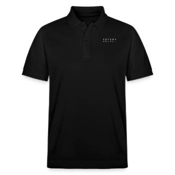 Schach Schachfiguren Schachbrett - Stanley/Stella Unisex Bio-Poloshirt PREPSTER - Schwarz - Vorne - Roxy (174cm) & Andy (188cm)