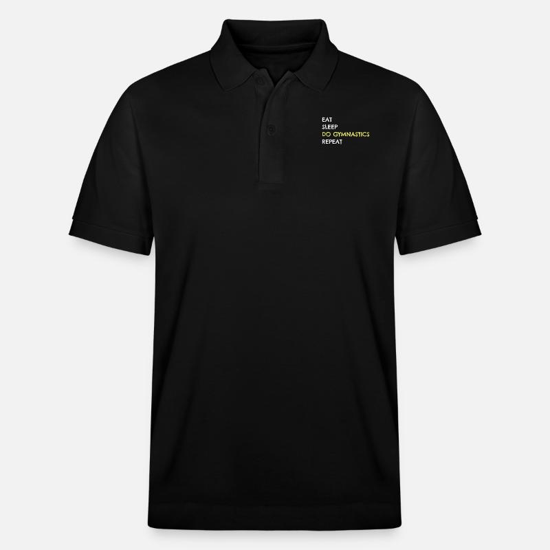 Turnen - Stanley/Stella Unisex Bio-Poloshirt PREPSTER - Schwarz