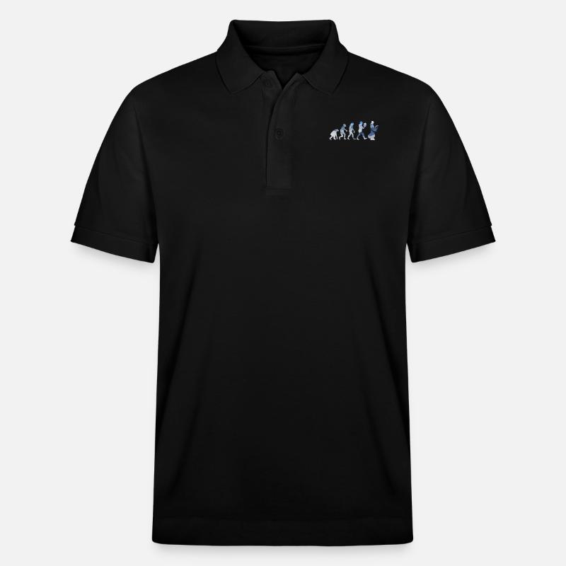 Evolution Snowboarding Snowboard - Stanley/Stella Unisex Bio-Poloshirt PREPSTER - Schwarz