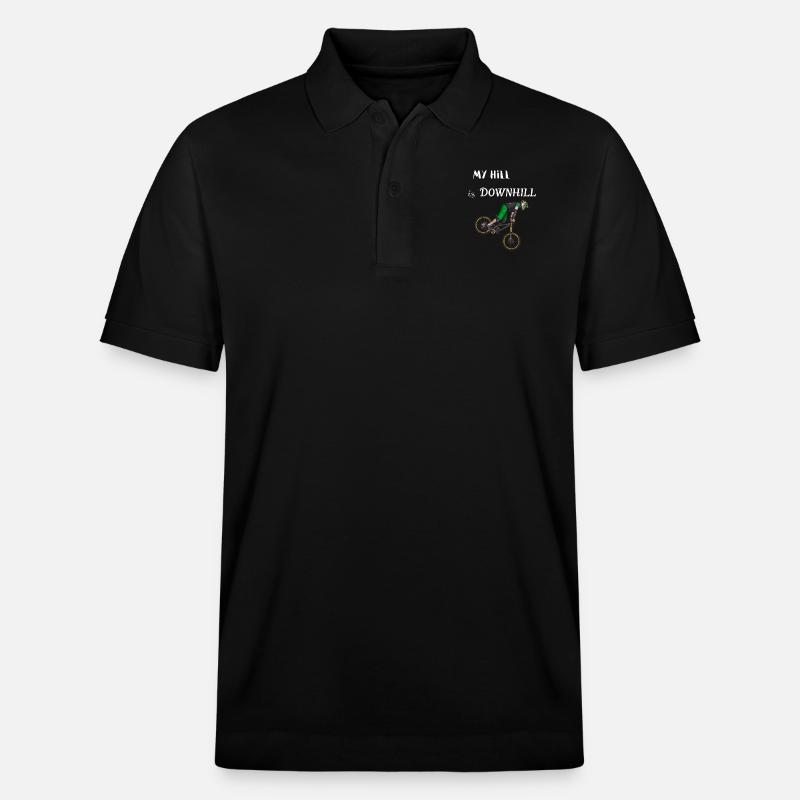 downhill - Stanley/Stella Unisex Bio-Poloshirt PREPSTER - Schwarz