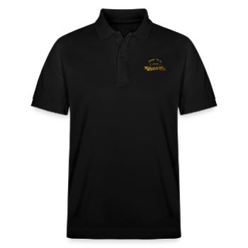 Snooker - Stanley/Stella Unisex Bio-Poloshirt PREPSTER - Schwarz - Vorne - Roxy (174cm) & Andy (188cm)