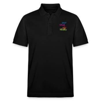 Texel - Stanley/Stella Unisex Bio-Poloshirt PREPSTER - Schwarz - Vorne - Roxy (174cm) & Andy (188cm)