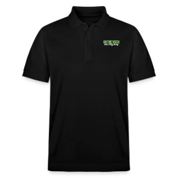 gooder - Polo PREPSTER bio Stanley/Stella Unisexe - noir - Devant - Roxy (174cm) & Andy (188cm)