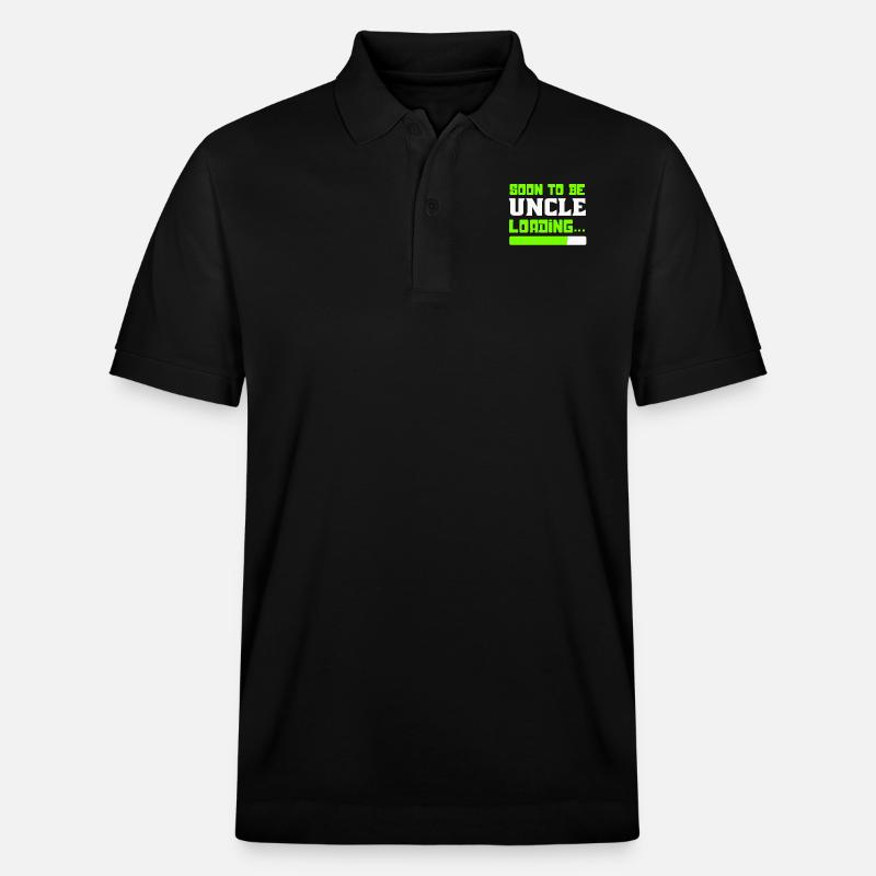 Bald Onkel sein, Onkel Laden, Onkel sein - Stanley/Stella Unisex Bio-Poloshirt PREPSTER - Schwarz