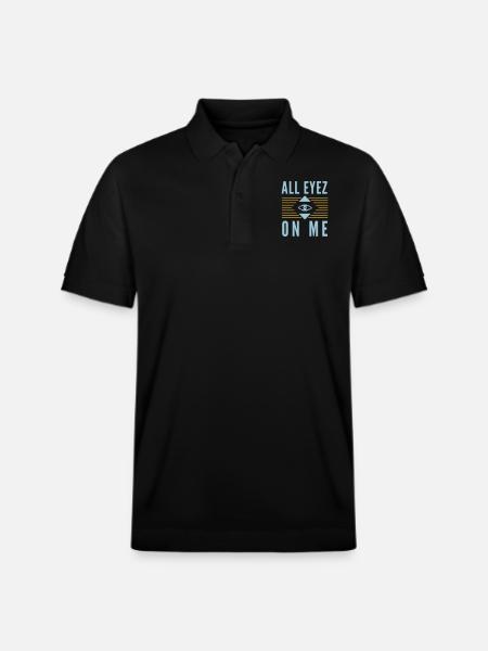 All Eyez on Me 2Pac - Stanley/Stella Unisex Organic Polo Shirt PREPSTER - black