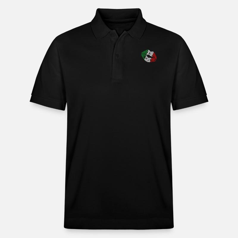 Baiser d'Italie - Polo PREPSTER bio Stanley/Stella Unisexe - noir