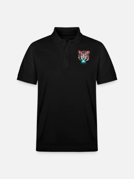 Mushin Ire Channel Remix - Stanley/Stella Unisex Organic Polo Shirt PREPSTER - black