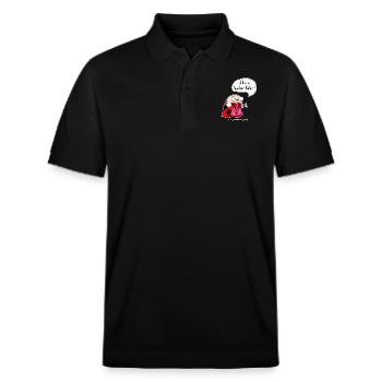 Marvin MP - Stanley/Stella Unisex Bio-Poloshirt PREPSTER - Schwarz - Vorne - Roxy (174cm) & Andy (188cm)