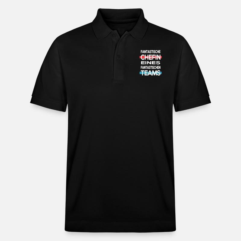 Chefin Vorgesetzte Team - Stanley/Stella Unisex Bio-Poloshirt PREPSTER - Schwarz