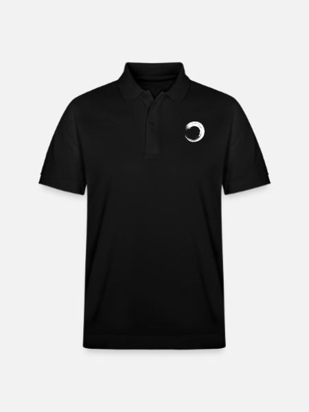 circle - Stanley/Stella Unisex Organic Polo Shirt PREPSTER - black