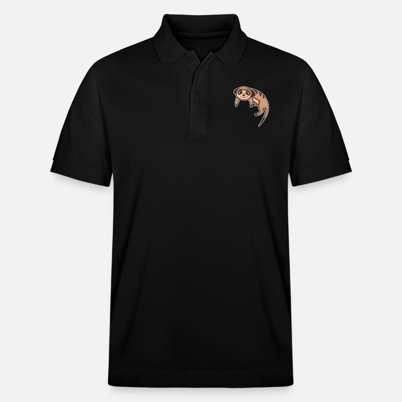Erdmännchen - Stanley/Stella Unisex Bio-Poloshirt PREPSTER - Schwarz