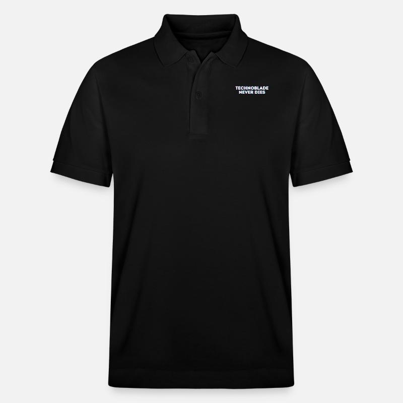 Technoblade Never dies - Stanley/Stella Unisex Organic Polo Shirt PREPSTER - black