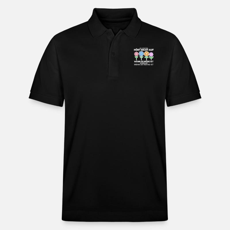 Gärtner - Stanley/Stella Unisex Bio-Poloshirt PREPSTER - Schwarz