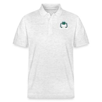 Robotik Ingenieur Für Maschinelles Lernen - Stanley/Stella Unisex Bio-Poloshirt PREPSTER - Weiß meliert - Vorne - Roxy (174cm) & Andy (188cm)