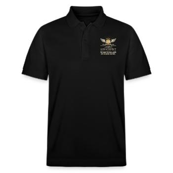 30 Jahre verheiratet kann tun 30.Hochzeitstag - Stanley/Stella Unisex Bio-Poloshirt PREPSTER - Schwarz - Vorne - Roxy (174cm) & Andy (188cm)