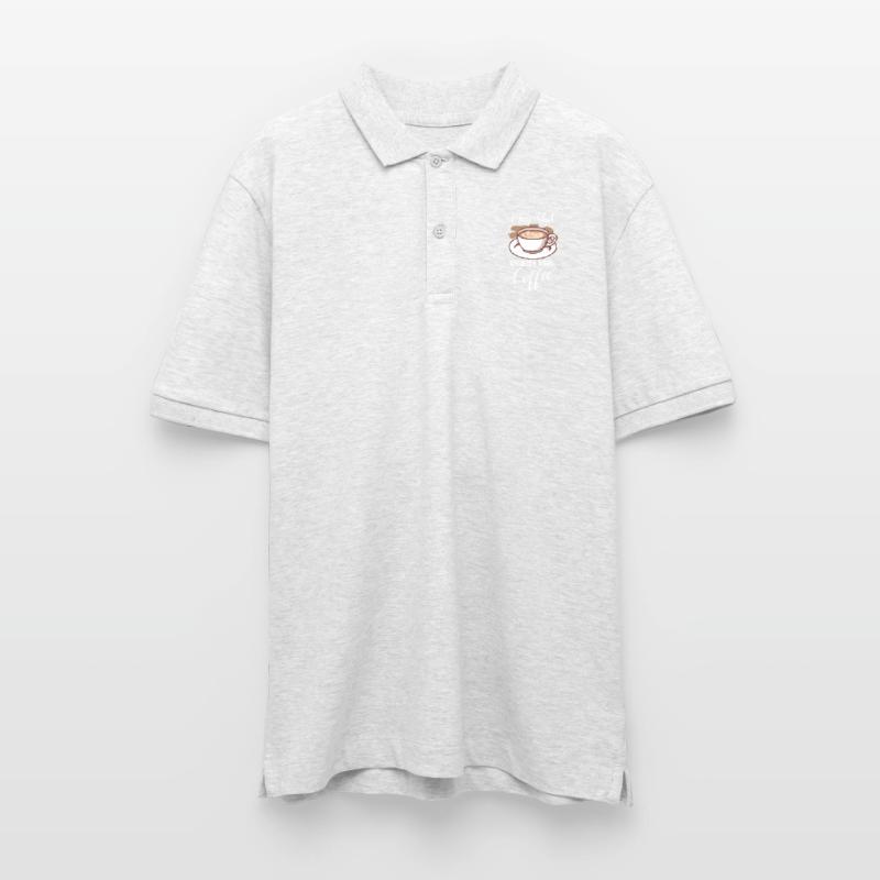 Coffee Lover Caffeine Molecule Java Latte Espresso Stanley/Stella Unisex Organic Polo Shirt PREPSTER