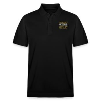 seashells shell collector shell collecting Gift - Stanley/Stella Unisex Bio-Poloshirt PREPSTER - Schwarz - Vorne - Roxy (174cm) & Andy (188cm)