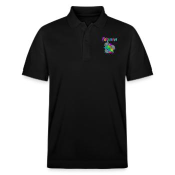 Fehmarn Beat - Stanley/Stella Unisex Bio-Poloshirt PREPSTER - Schwarz - Vorne - Roxy (174cm) & Andy (188cm)