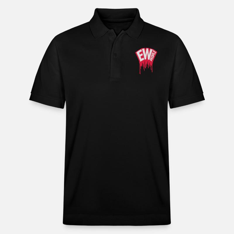 ew people citation drôle - Polo PREPSTER bio Stanley/Stella Unisexe - noir