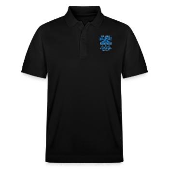 Infirmière Infirmière Clinique Paramédicale - Polo PREPSTER bio Stanley/Stella Unisexe - noir - Devant - Roxy (174cm) & Andy (188cm)