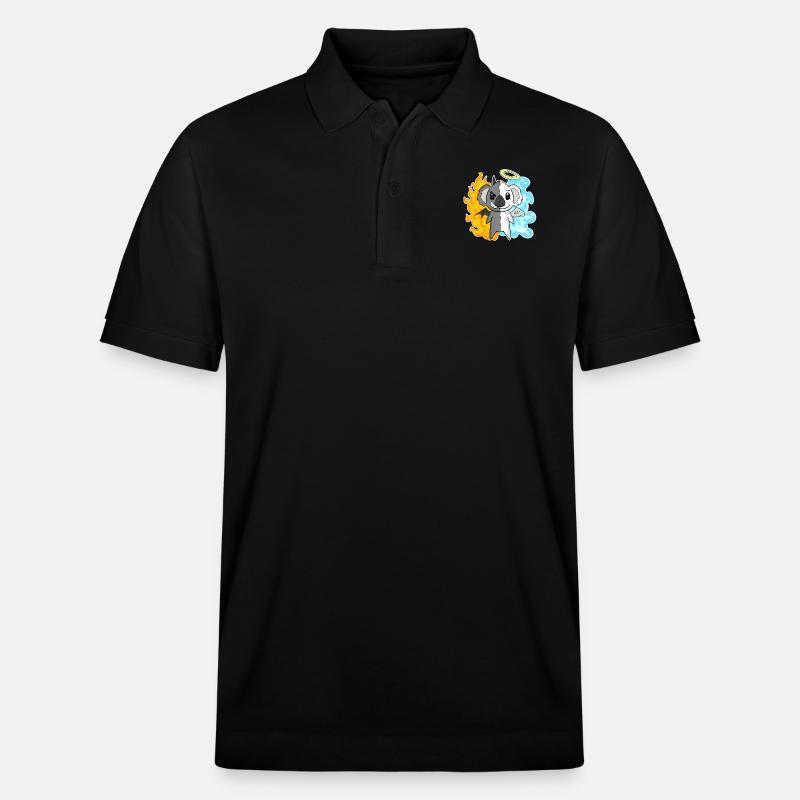 Koala - Anges et Diables - Polo PREPSTER bio Stanley/Stella Unisexe - noir
