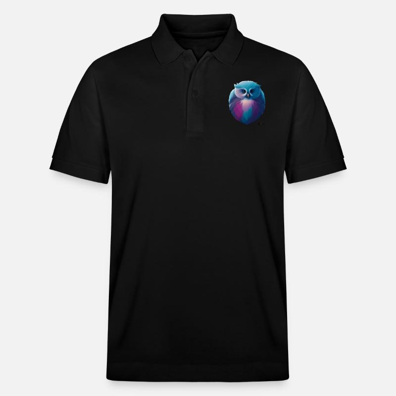 Baby-Eule - Stanley/Stella Unisex Bio-Poloshirt PREPSTER - Schwarz