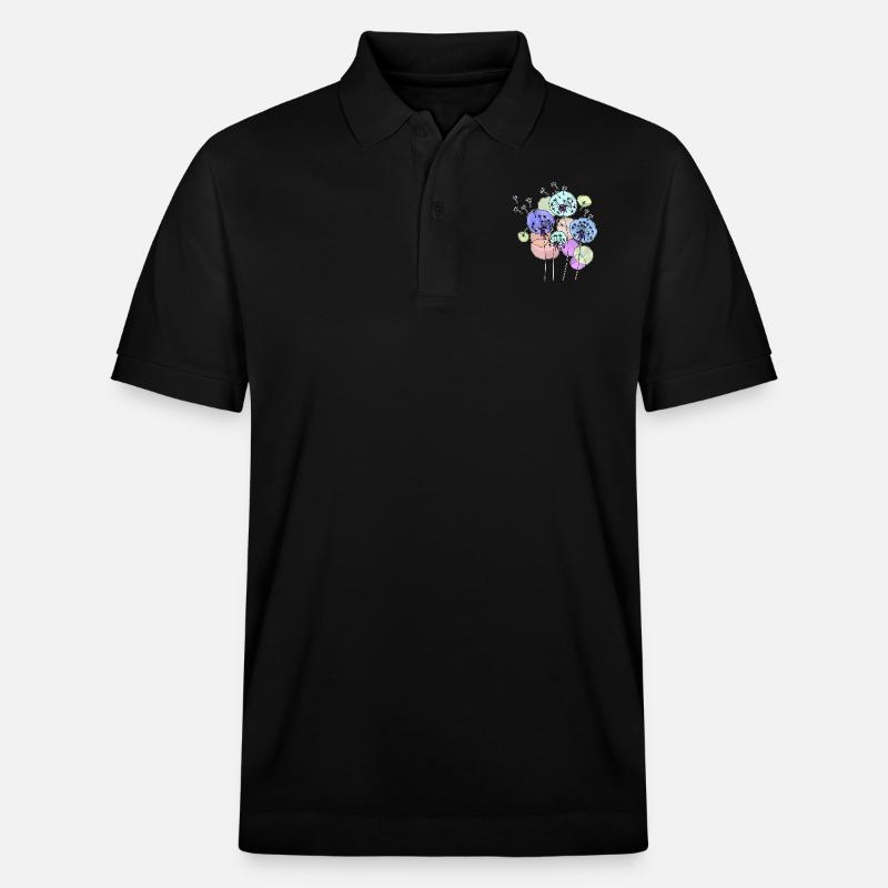 Pissenlits - Polo PREPSTER bio Stanley/Stella Unisexe - noir