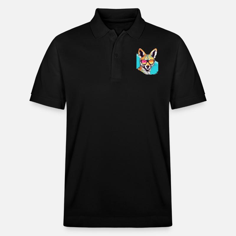 Jacky le chacal - Polo PREPSTER bio Stanley/Stella Unisexe - noir
