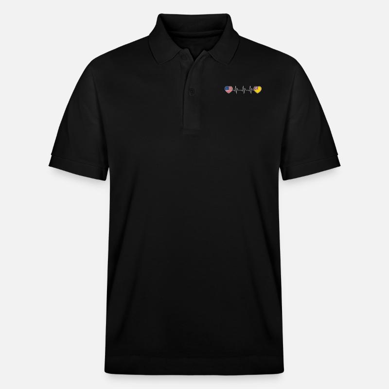 Niue - Polo PREPSTER bio Stanley/Stella Unisexe - noir