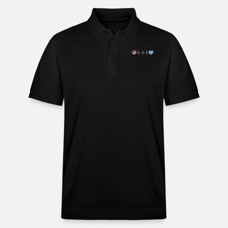 Grèce - Polo PREPSTER bio Stanley/Stella Unisexe - noir