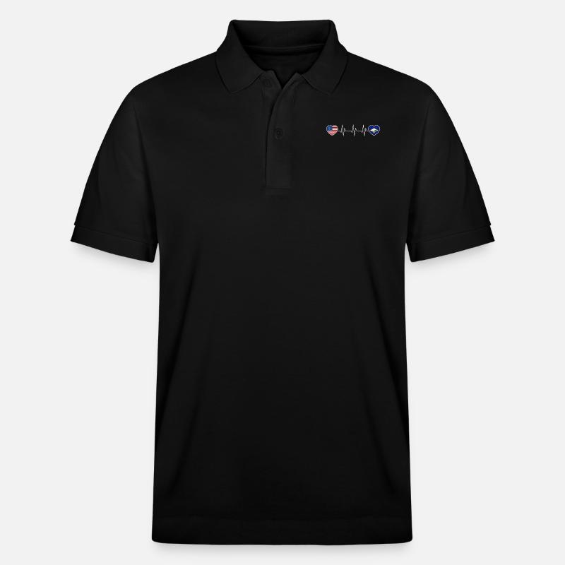 Sint Eustatius - Stanley/Stella Unisex Bio-Poloshirt PREPSTER - Schwarz