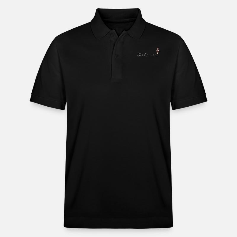 Liban - Polo PREPSTER bio Stanley/Stella Unisexe - noir