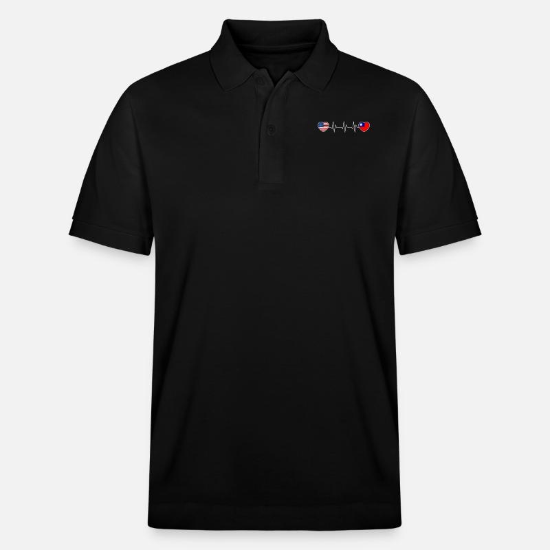 Taiwan - Stanley/Stella Unisex Bio-Poloshirt PREPSTER - Schwarz