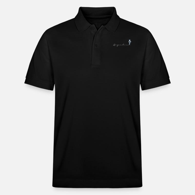 Argentinien - Stanley/Stella Unisex Bio-Poloshirt PREPSTER - Schwarz