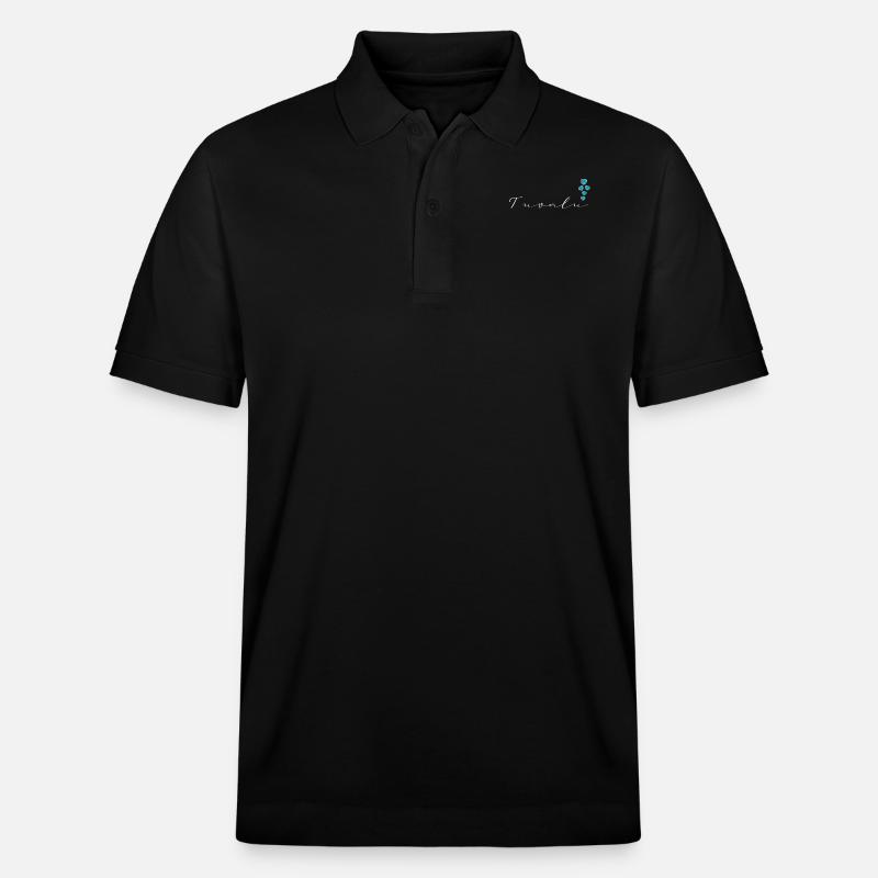 Tuvalu - Polo PREPSTER bio Stanley/Stella Unisexe - noir