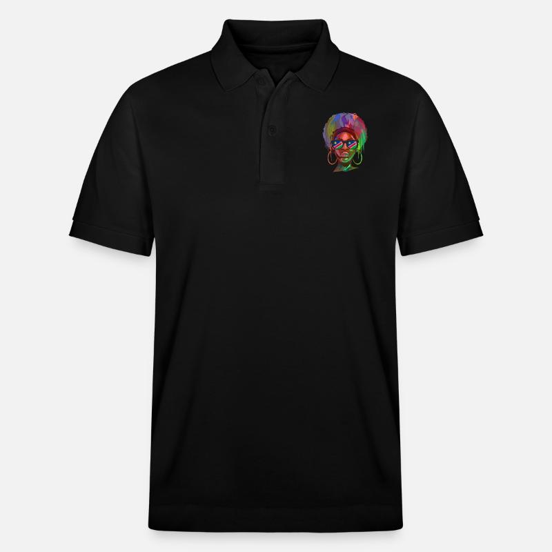 Namibia - Stanley/Stella Unisex Bio-Poloshirt PREPSTER - Schwarz