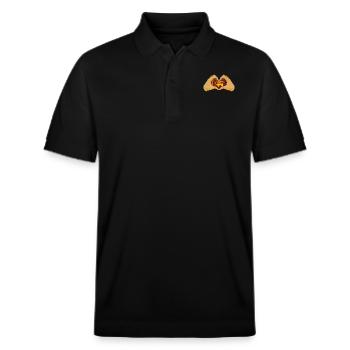 Sri Lanka - Stanley/Stella Unisex Bio-Poloshirt PREPSTER - Schwarz - Vorne - Roxy (174cm) & Andy (188cm)