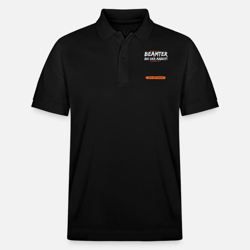 Der Schlafende Beamte - Stanley/Stella Unisex Bio-Poloshirt PREPSTER - Schwarz