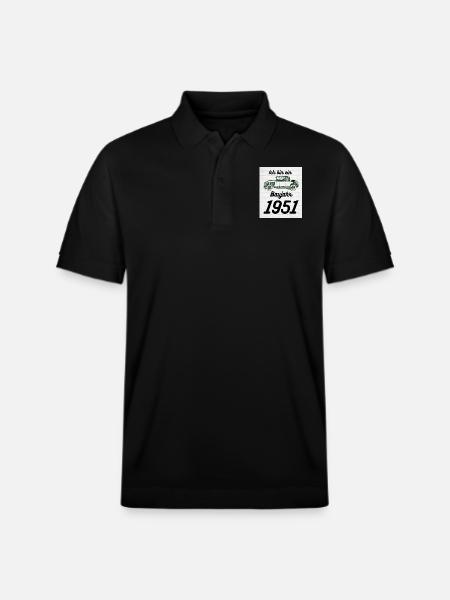 Oldtimer 1951 - Stanley/Stella Unisex Bio-Poloshirt PREPSTER - Schwarz