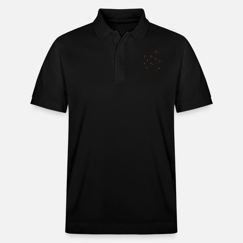Sterne Stern Sternenhimmel - Stanley/Stella Unisex Bio-Poloshirt PREPSTER - Schwarz