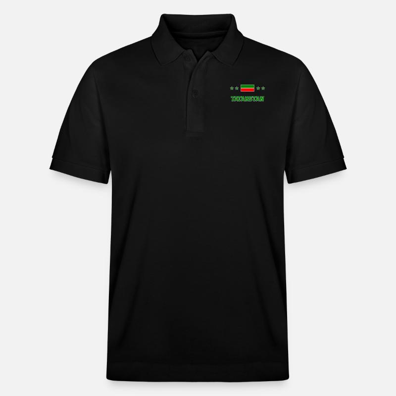 Tatarstan - Stanley/Stella Unisex Bio-Poloshirt PREPSTER - Schwarz