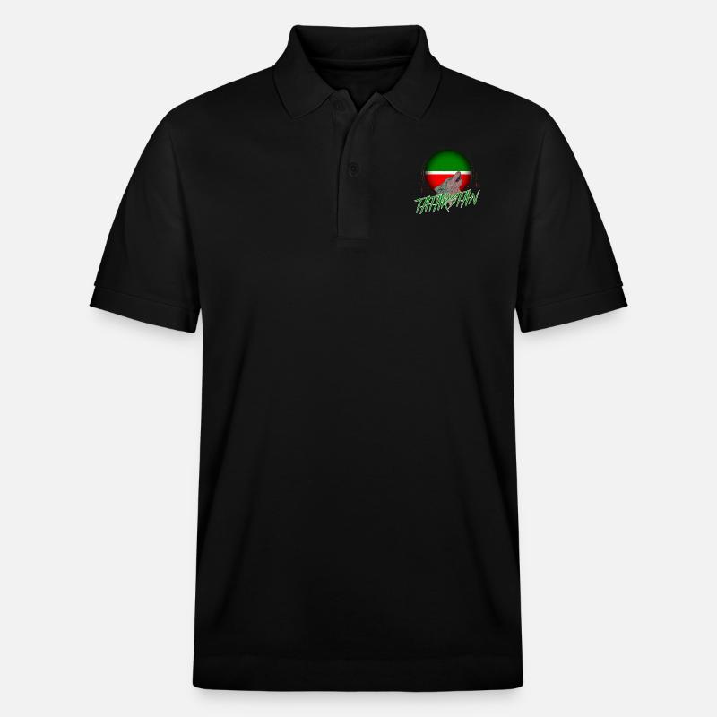 Tatarstan - Stanley/Stella Unisex Bio-Poloshirt PREPSTER - Schwarz