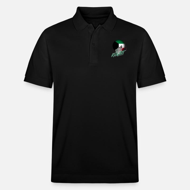Kuwait - Stanley/Stella Unisex Bio-Poloshirt PREPSTER - Schwarz